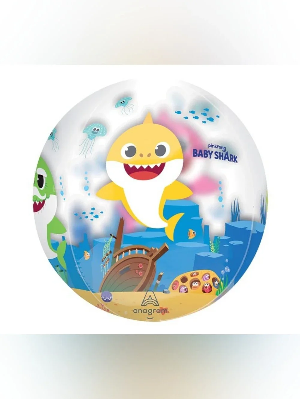 Baby Shark Orbz Xl Clear 15